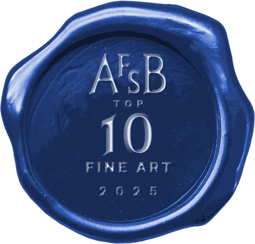 AFSB Top Ten Fine Art 2025 seal