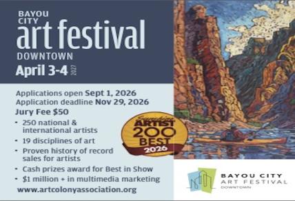 Bayou City Art Festival Downtown (Spring)
